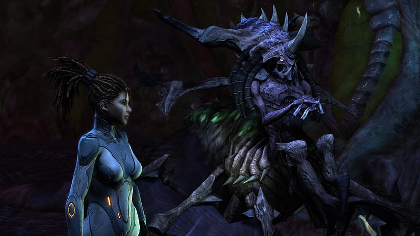 StarCraft II: Heart of the Swarm-Kampagnenvorschau: Swarm Razer HD-Hintergrundbild