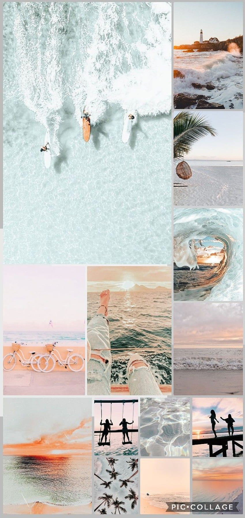 Beach Aesthetic Collage posted by Zoey Mercado iphone summer collage HD  phone wallpaper  Pxfuel
