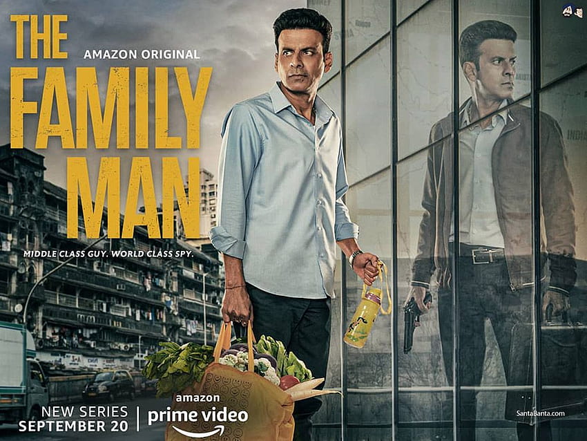Manoj Bajpayee as super spy Srikant in Amazon thriller series, The, the family man HD wallpaper