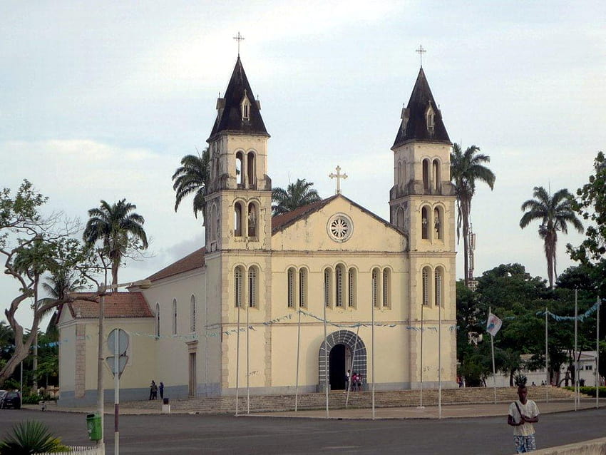 Our Lady of Grace Cathedral, São Tomé, sao tome and principe HD wallpaper