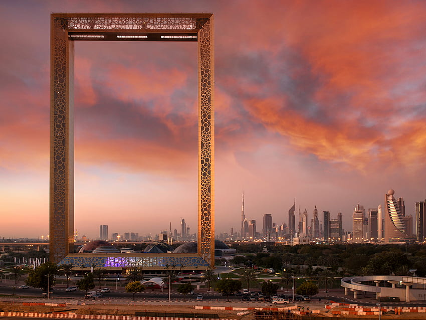 : Le Dubai Frame Fond d'écran HD
