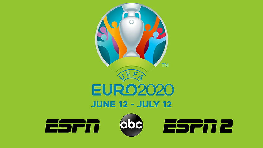 ESPN i ABC przedstawiają Mistrzostwa Europy w Piłce Nożnej UEFA 2020, Euro 2020 Tapeta HD