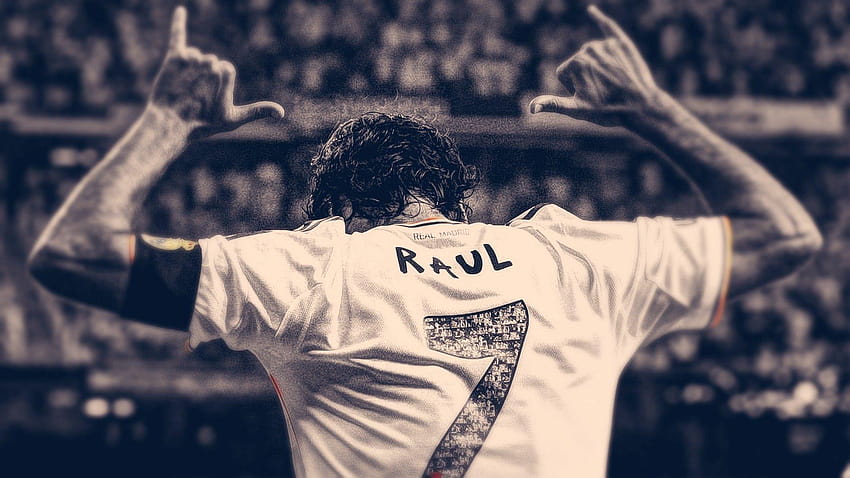 sports, soccer, legend, Real Madrid, R graphy, Raul Gonzalez HD wallpaper