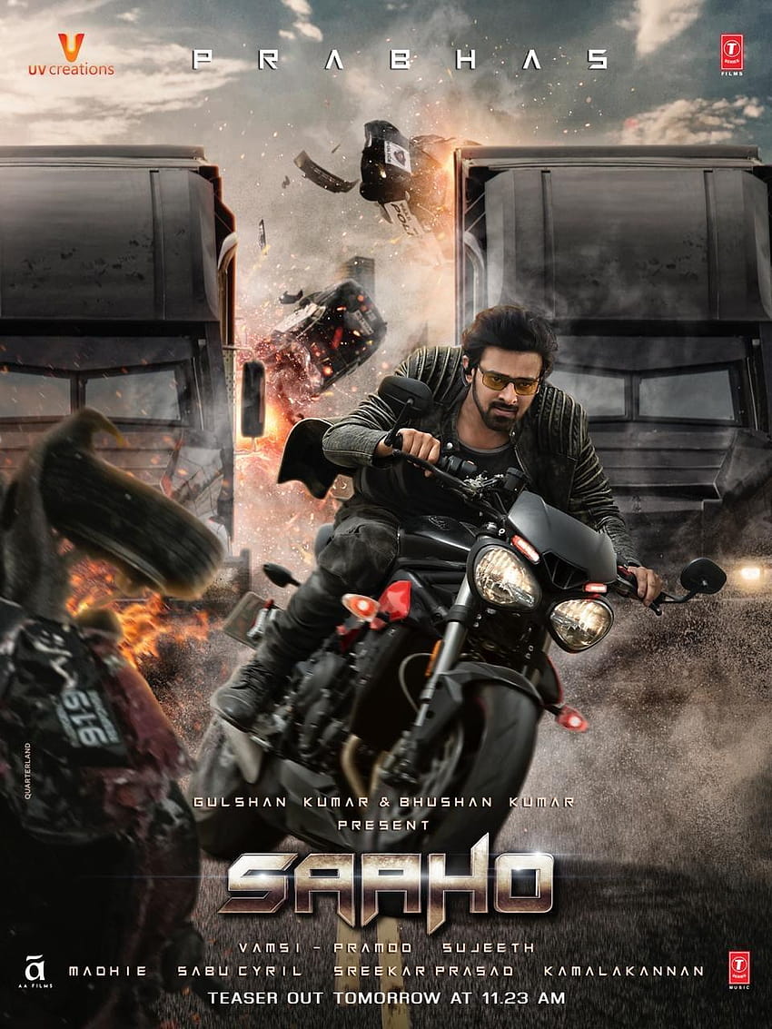 Saaho Movie Poster & First Look on Coming Trailer HD phone ...