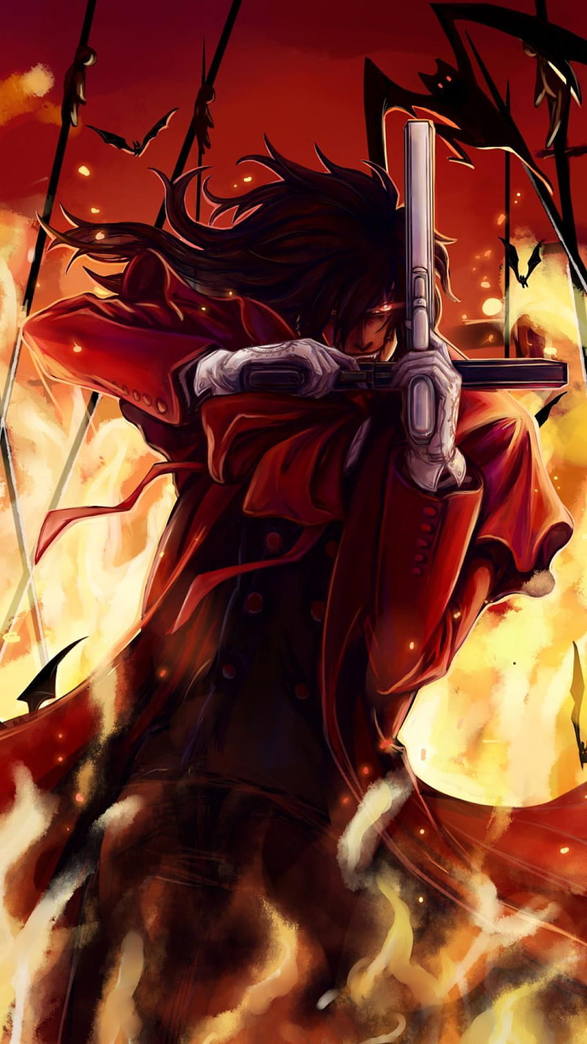 Alucard Hellsing Anime für Android, Alucard Anime HD-Handy-Hintergrundbild