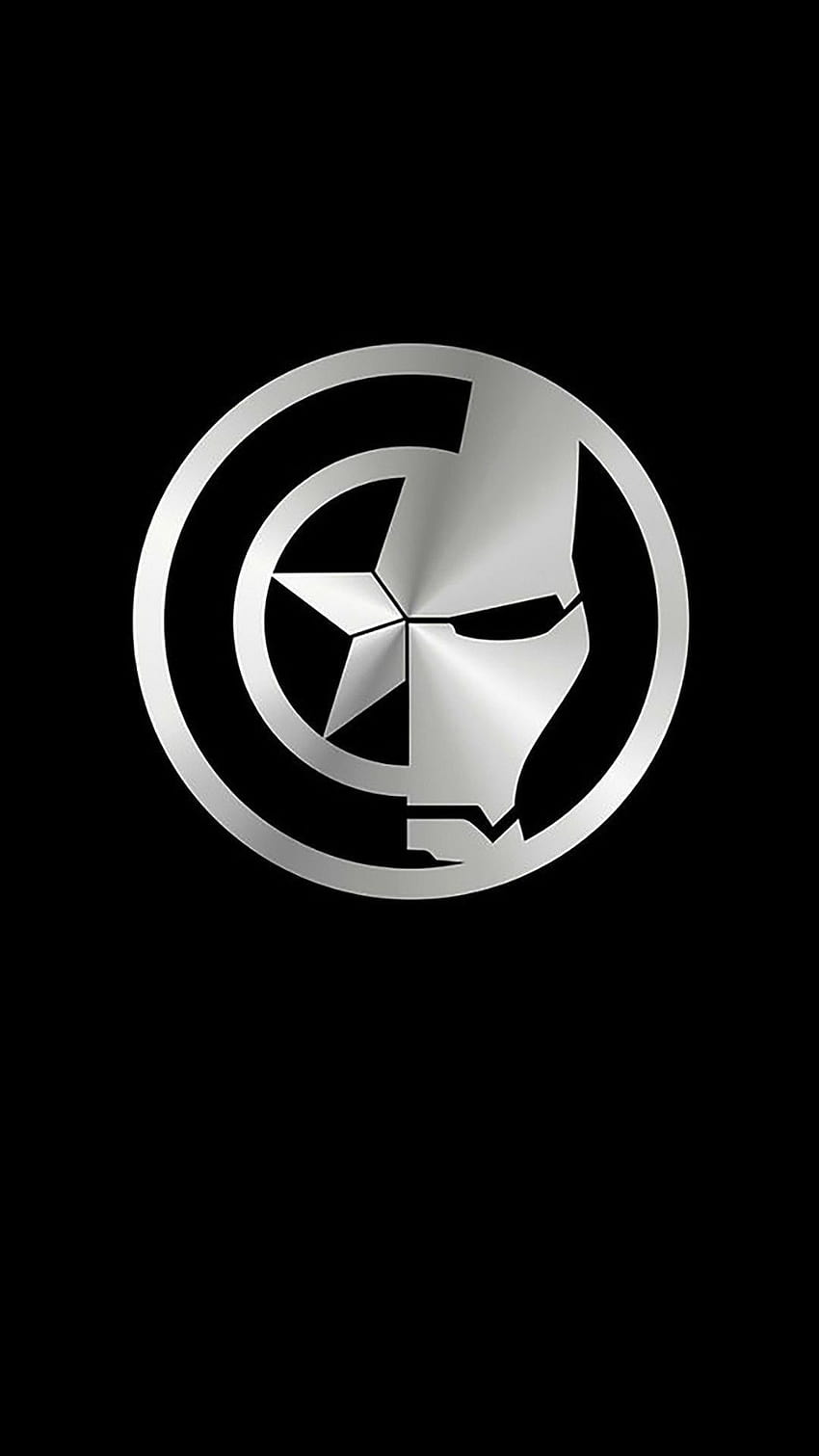Avengers Dark, avenger symbol HD phone wallpaper