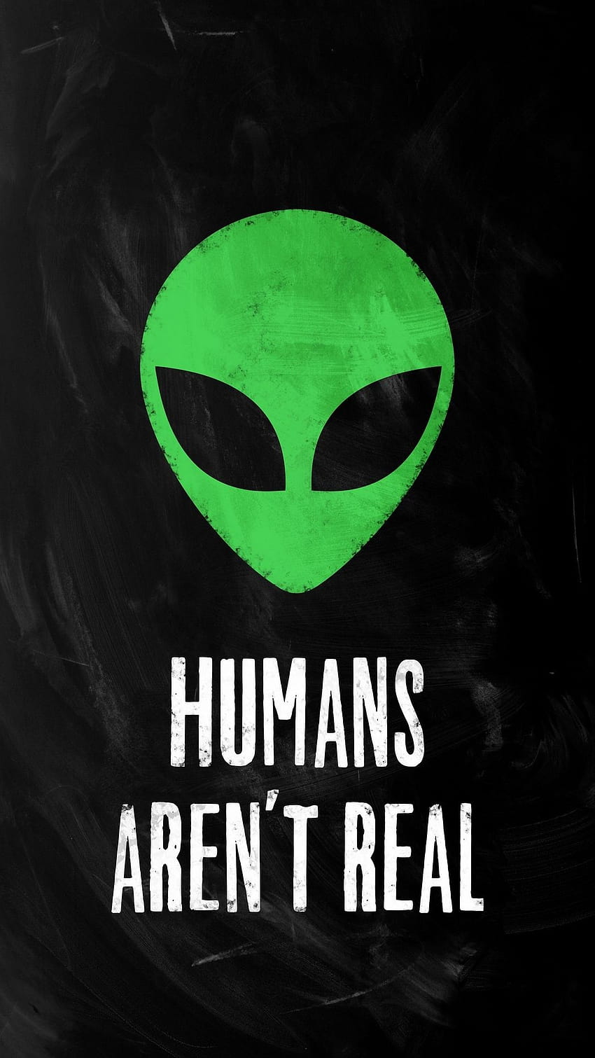 umano, alieno verde Sfondo del telefono HD