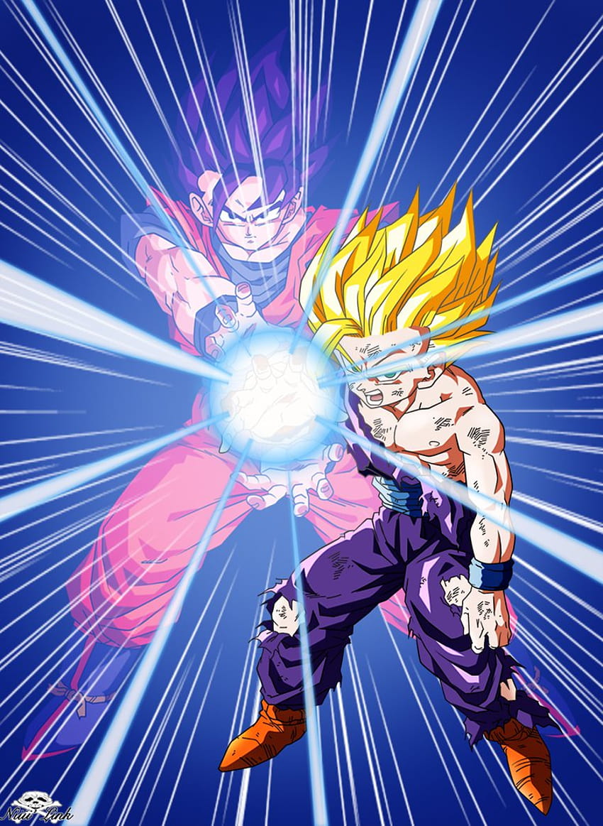 Kamehameha Father and Son by Niiii Link [764x1045] for your , Mobile & Tablet, father son kamehameha HD phone wallpaper