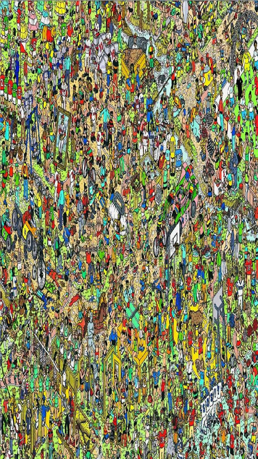 Wo ist Waldo, gepostet von Samantha Cunningham, wo ist Wally? HD-Handy-Hintergrundbild