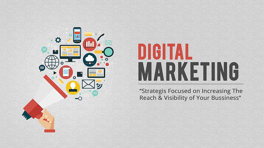Melhores maneiras de aumentar o tráfego da Web por meio de marketing digital, marketing on-line papel de parede HD