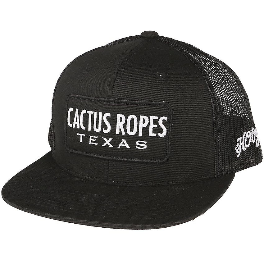 Cappellino trucker nero Hooey Cactus Ropes da uomo Sfondo del telefono HD