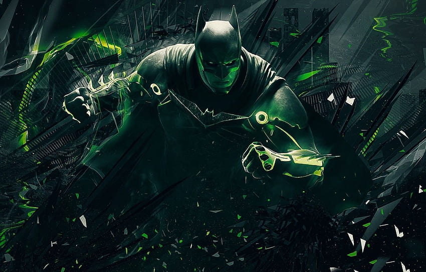 green, Batman, power, man ...goodfon, green superhero suit HD wallpaper
