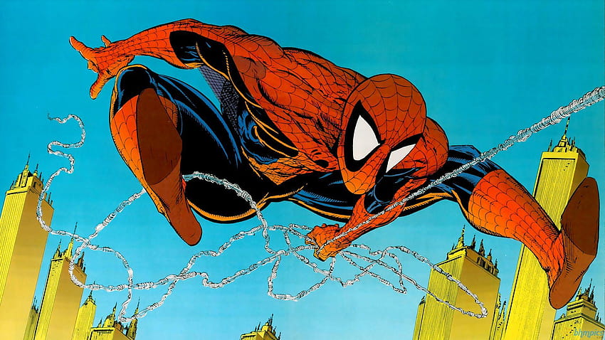 Todd McFarlane Spider, fond de dessin animé spiderman Fond d'écran HD