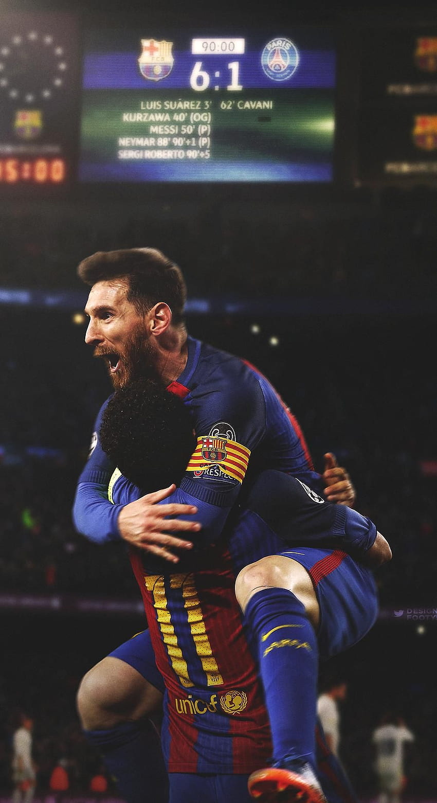Messi Psg Feier, Messi gegen Psg HD-Handy-Hintergrundbild