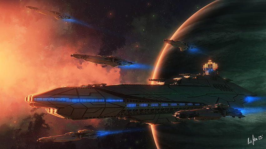 Космически кораб от Междузвездни войни, превозно средство, космос, научна фантастика, космически кораб HD тапет