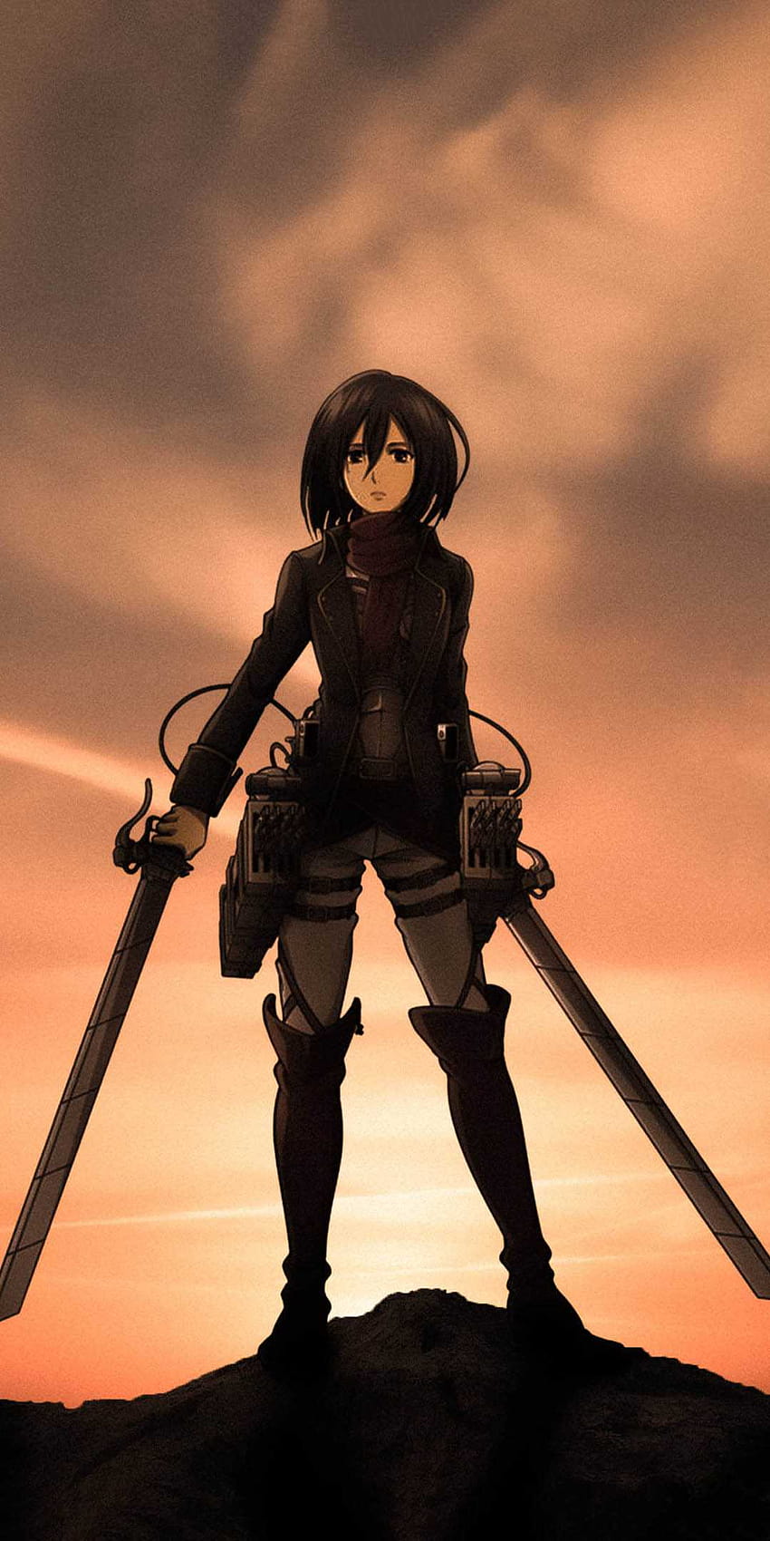 Mikasa Ackerman saison 4 Fond d'écran de téléphone HD