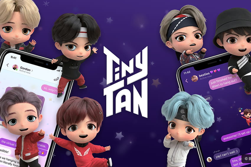 How to Get BTS TinyTAN on Instagram and Facebook Messenger HD wallpaper