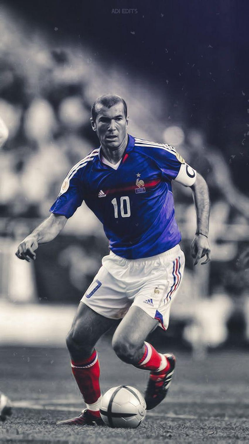 Zinedine Zidane France Lockscreen by adi HD phone wallpaper