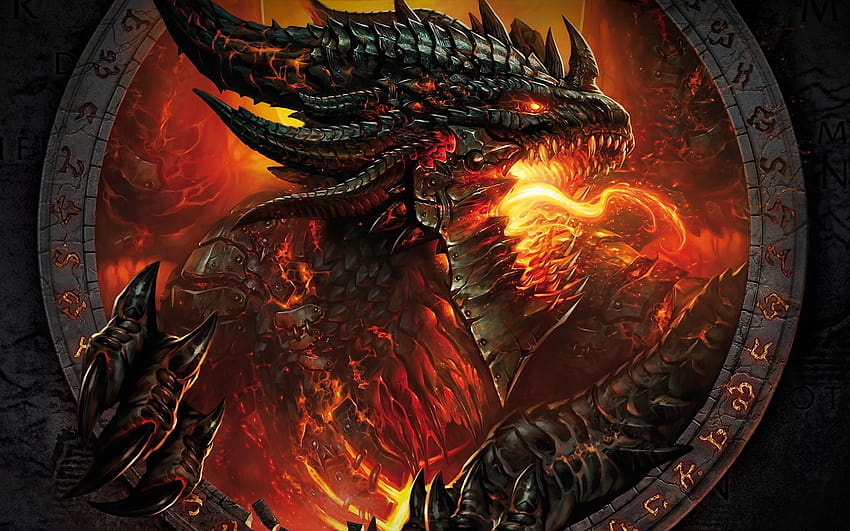 : World of Warcraft, face, fire, hands, monster 1920x1200, fire monster HD wallpaper