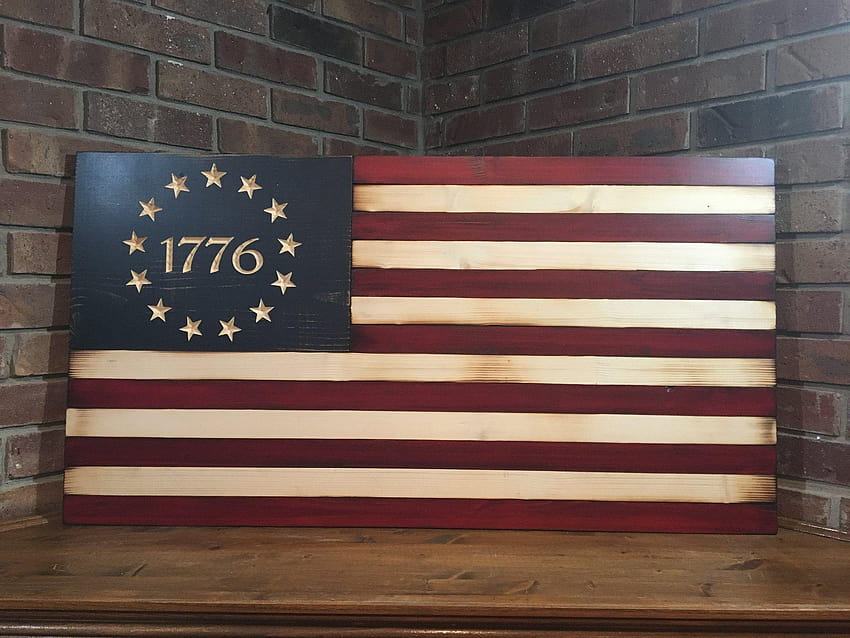 1776 Drapeau Betsy Ross - Flat Rock Flag Company Fond d'écran HD