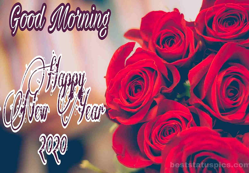 Good Morning Happy New Year 2020 Whatsapp Dp Status, best dp HD wallpaper
