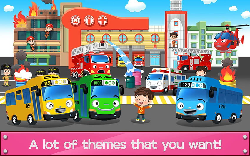 Tayo Little Bus – Meilleurs jeux Disney XD, tayo le petit bus Fond d'écran HD