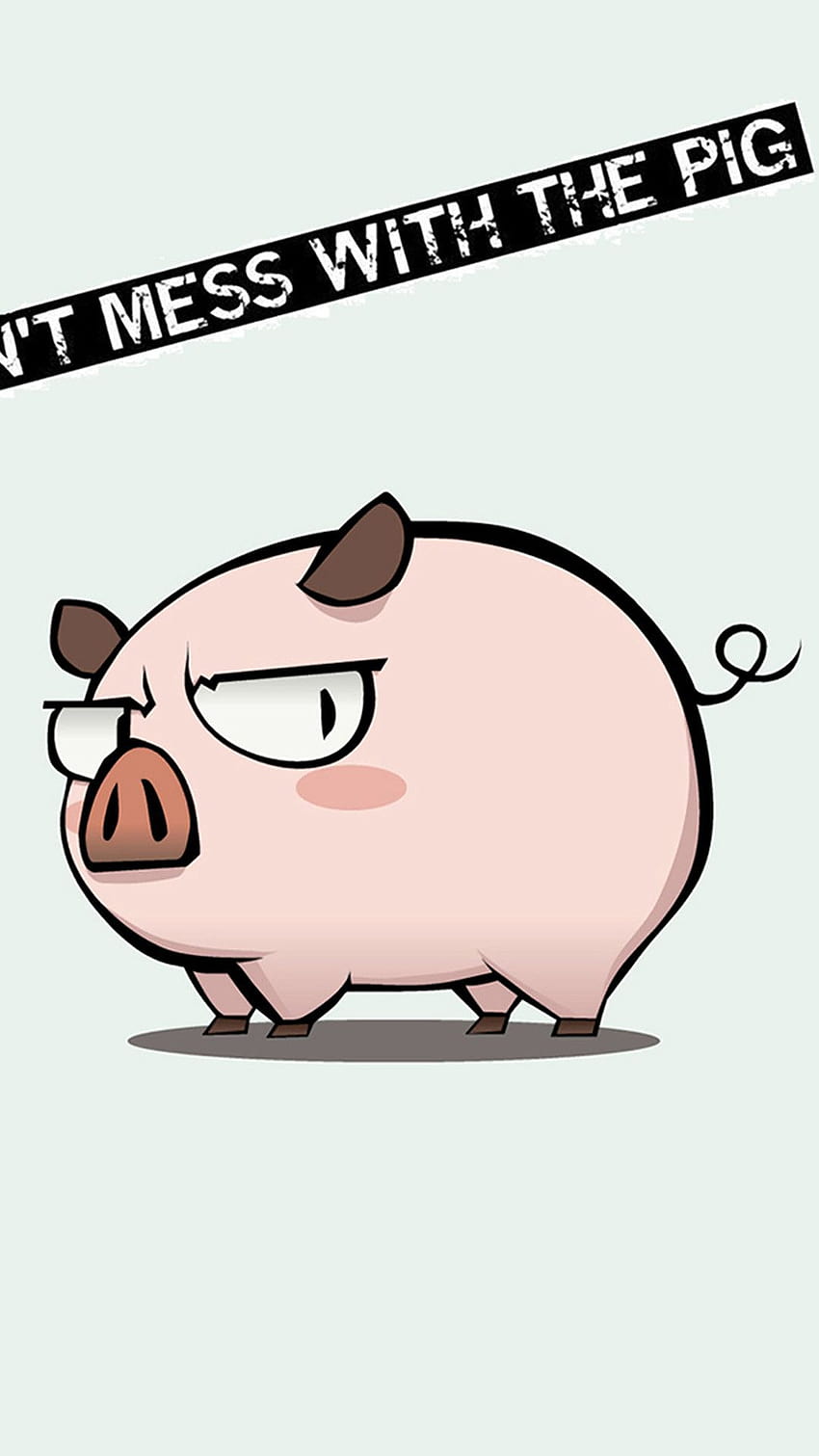 Cute Pig, iphone 7 pig HD phone wallpaper