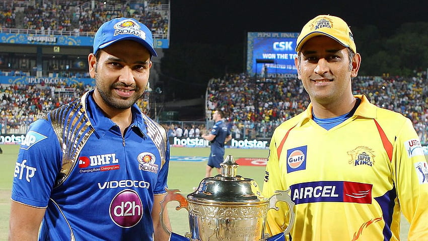 MS Dhoni dan Rohit Sharma Dinyatakan Kapten IPL Terbaik, ms dhoni vs rohit sharma Wallpaper HD