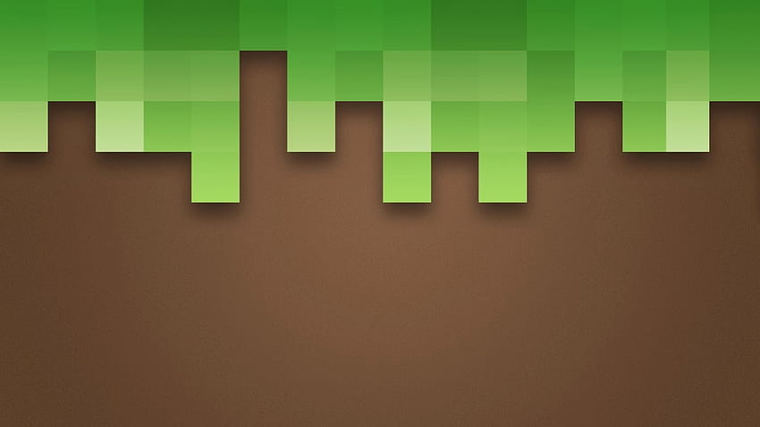 Minecraft Backrounds Gras, Grasblock HD-Hintergrundbild