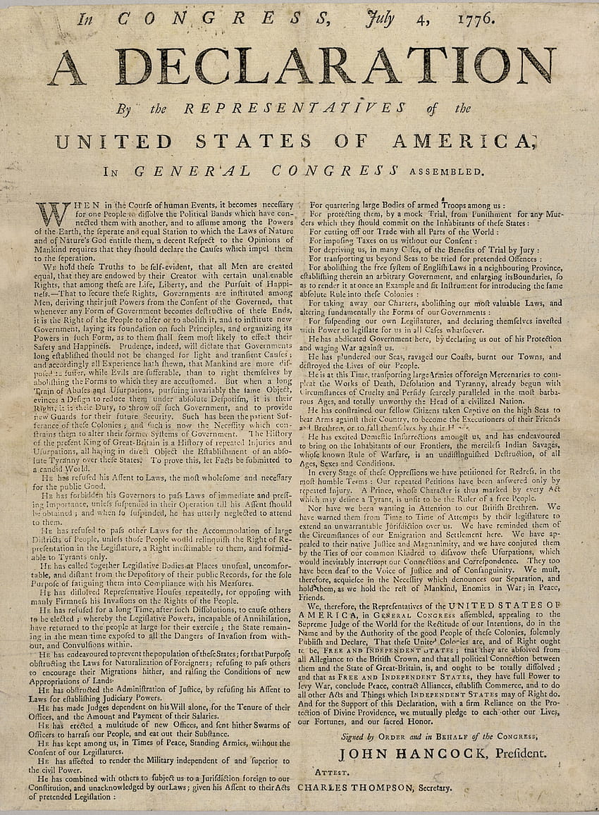 Computer , Backgrounds Declaration Of Independence HD phone wallpaper