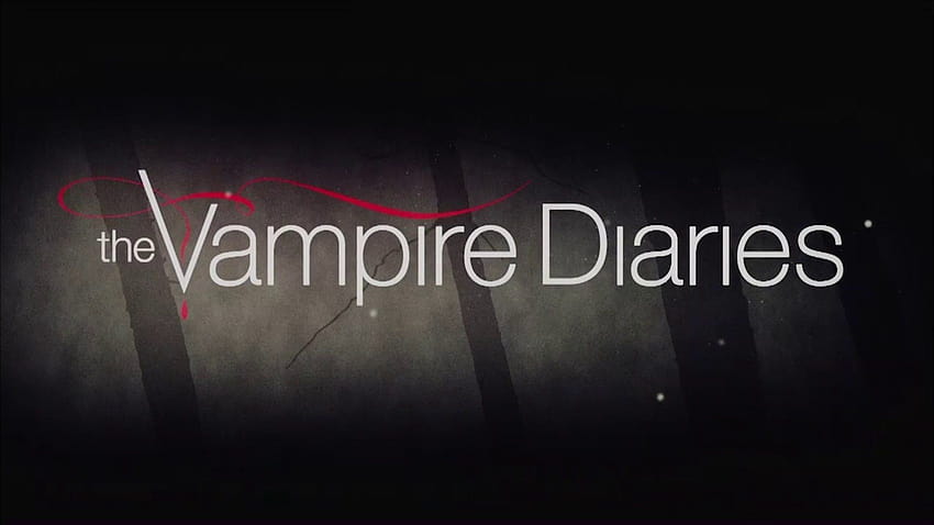 The Vampire Diaries Logo HD wallpaper
