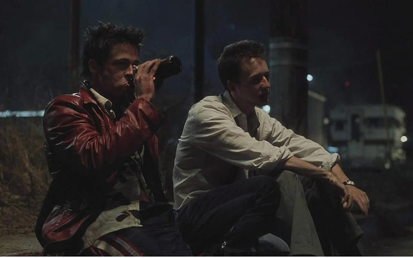 Fight Club, Brad Pitt, Edward Norton, screenshots, Tyler Durden, fight club tyler durden HD wallpaper