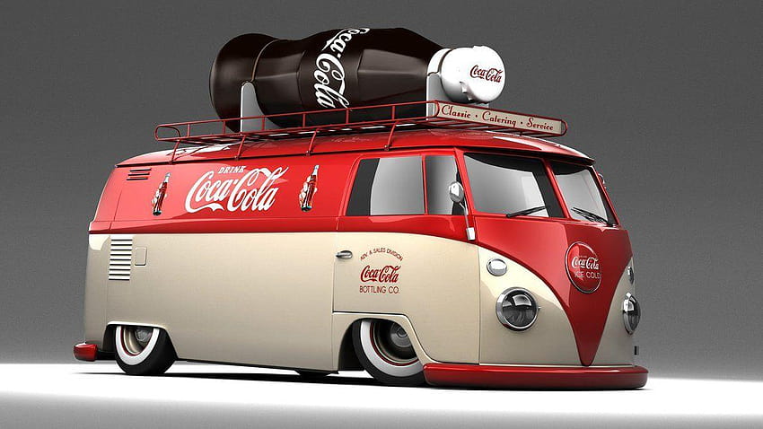 VW Type 2 Panel Coca Cola Van by DarkStryder360, best vw t2 HD wallpaper