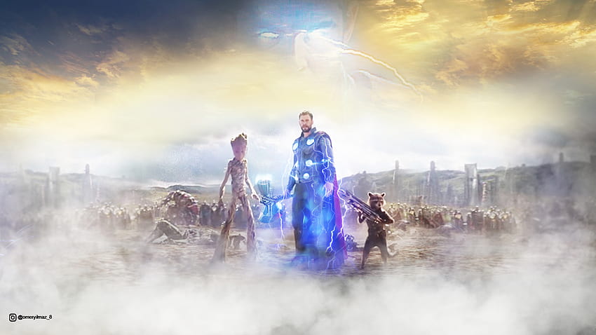Thor Guerra Infinita postado por Michelle Simpson, guerra infinita wakanda papel de parede HD