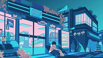 1366x768 Lo Fi Cafe 1366x768 Resolution , Backgrounds, and, lofi nature ...