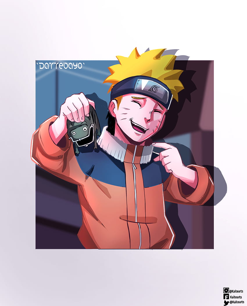 Dattebayo :) Ich habe den alten Naruto so sehr vermisst, also habe ich schnell eine Illustration für ihn gezeichnet. : r/Naruto HD-Handy-Hintergrundbild