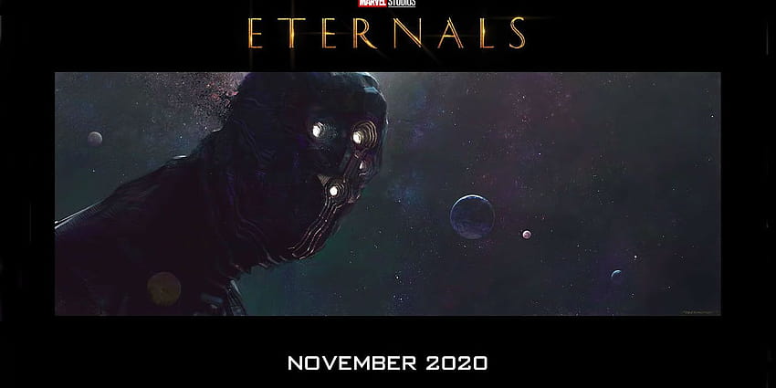 L'art conceptuel Eternals de MCU révèle le meilleur regard sur un film céleste et éternel 2021 Fond d'écran HD