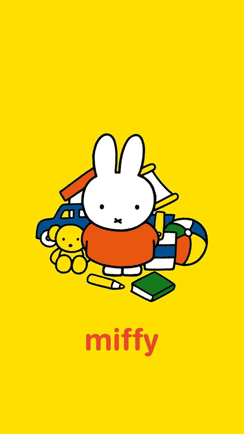 Miffy」おしゃれまとめの人気アイデア｜Pinterest｜Mikako I, teléfono miffy fondo de pantalla del teléfono
