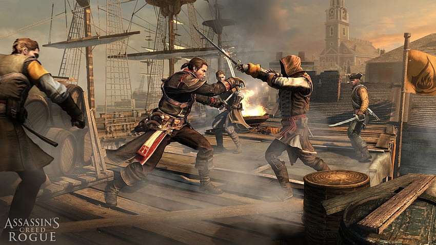 Główny bohater Assassin's Creed Rogue nie jest bezwzględnym zabójcą, Shay Cormac Tapeta HD