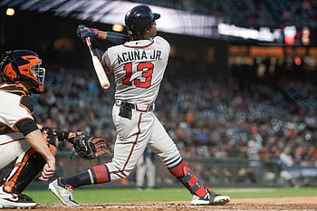 Ronald Acuña Jr/ozzie Albies celebration of -   Drawing prints,  Atlanta braves wallpaper, Colored pencil drawing