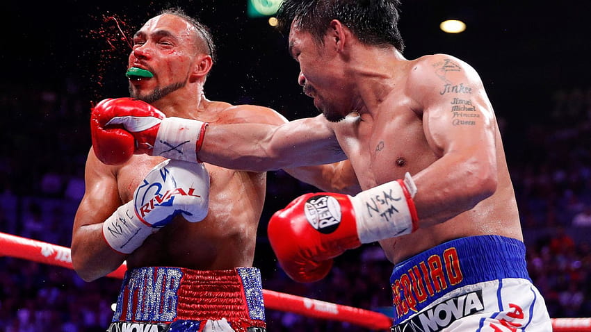 Manny Pacquiao beats Keith Thurman by split decision HD wallpaper