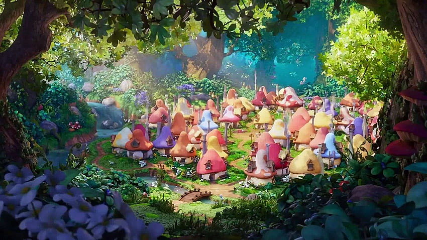 ตัวอย่างล่าสุดของ Sony 'Smurfs: The Lost Village' A Workout for the Eyes สเมิร์ฟหมู่บ้านที่สาบสูญ วอลล์เปเปอร์ HD