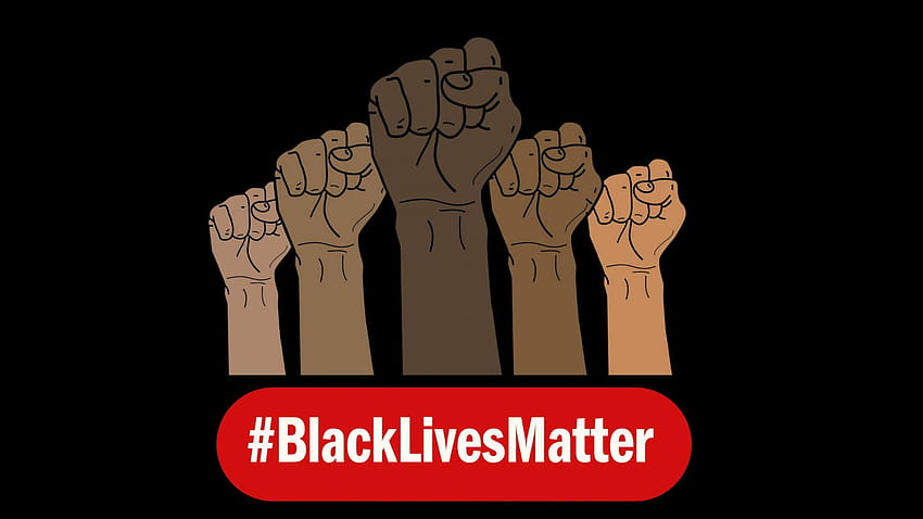 RAVEN » Justicia para las vidas negras, marrones e indígenas: un mensaje, las vidas negras importan mano fondo de pantalla