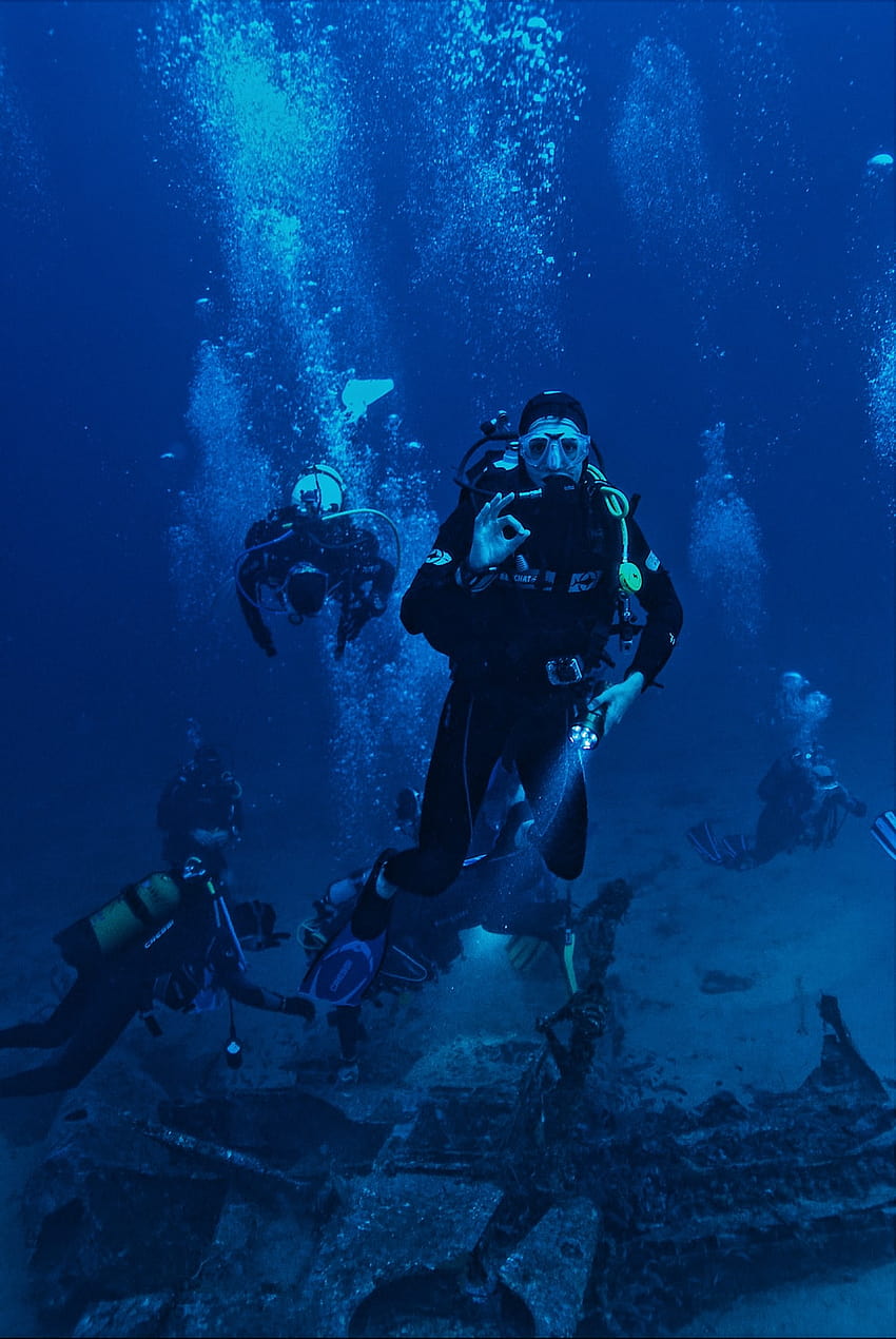 50 immersioni subacquee [], subacqueo Sfondo del telefono HD