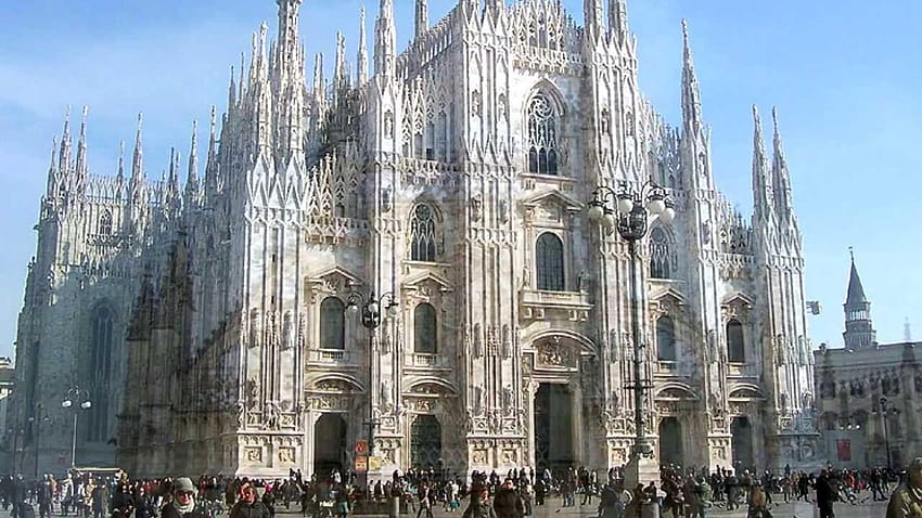 Schöne gotische Architektur HD-Hintergrundbild
