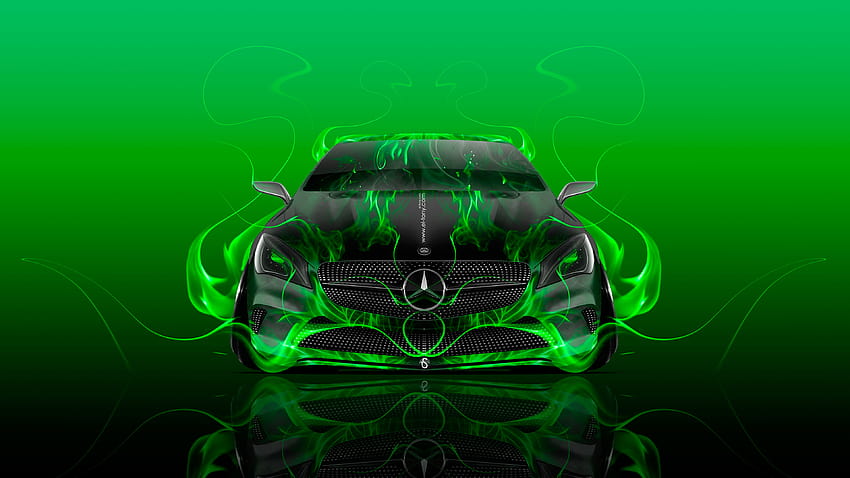 6 Green Flame, flaming cars HD wallpaper | Pxfuel