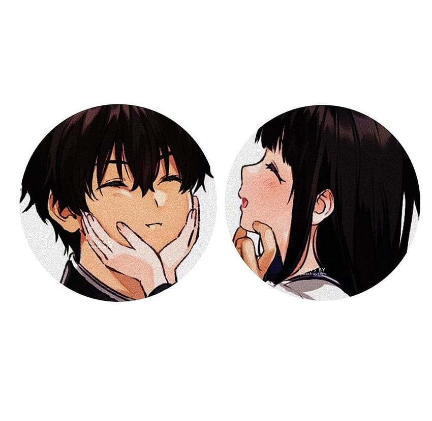 matching anime dp/pfp for couples, matching icons for couples, profile, anime, aesthetic