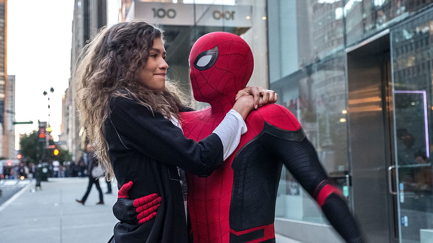 Spider Man y Zendaya en Spider Man Far From Home, películas de novia fondo de pantalla