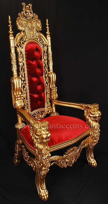 CHISELED PERFECTIONS. Royal King Queen Throne Chairs & Baroque Inspired ...