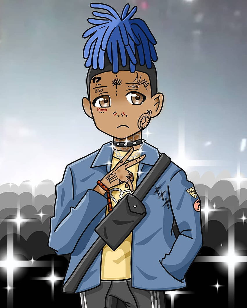 Pin on Music, jahseh onfroy animated HD phone wallpaper